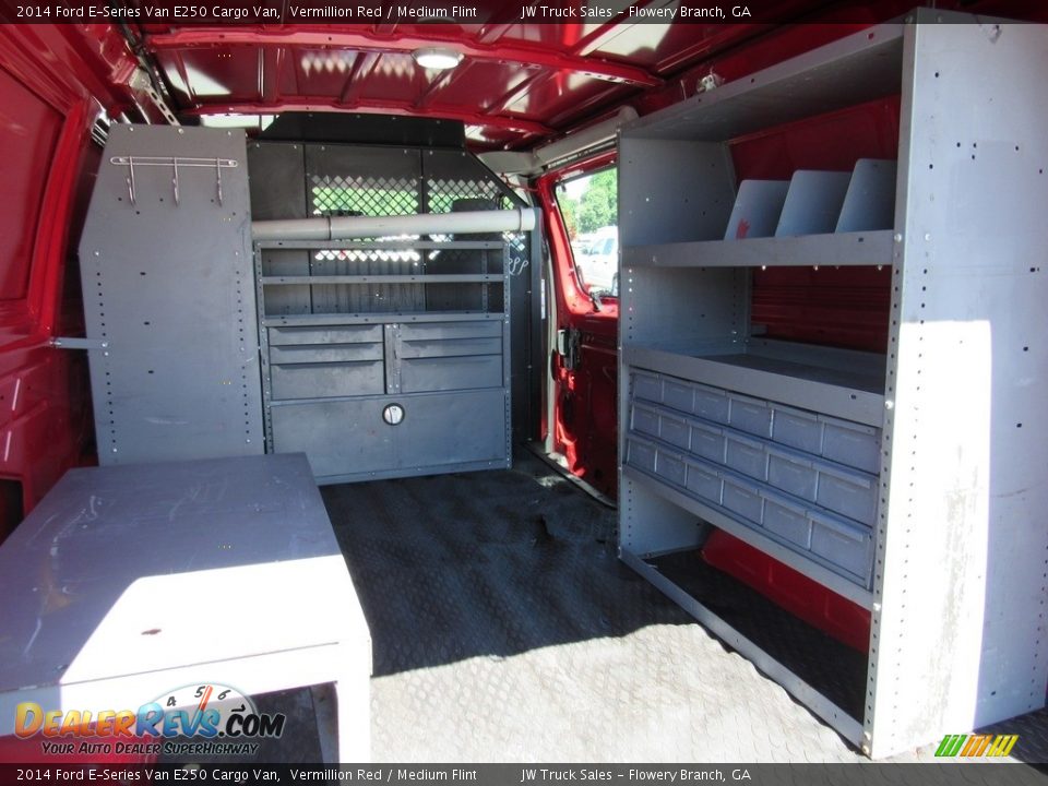 2014 Ford E-Series Van E250 Cargo Van Vermillion Red / Medium Flint Photo #15