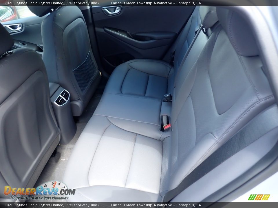 Rear Seat of 2020 Hyundai Ioniq Hybrid Limited Photo #8