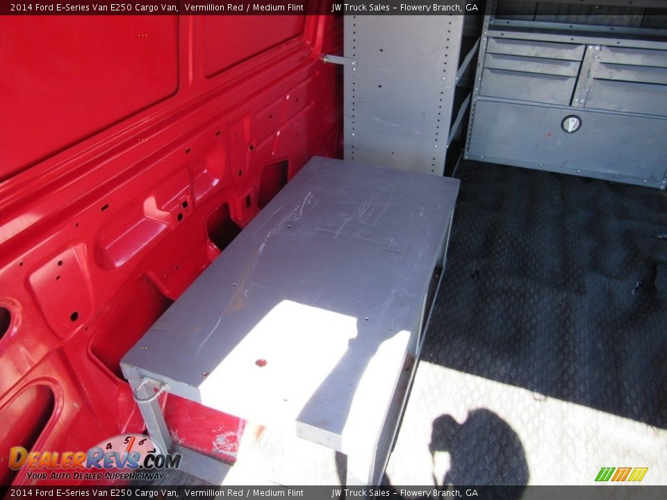 2014 Ford E-Series Van E250 Cargo Van Vermillion Red / Medium Flint Photo #18
