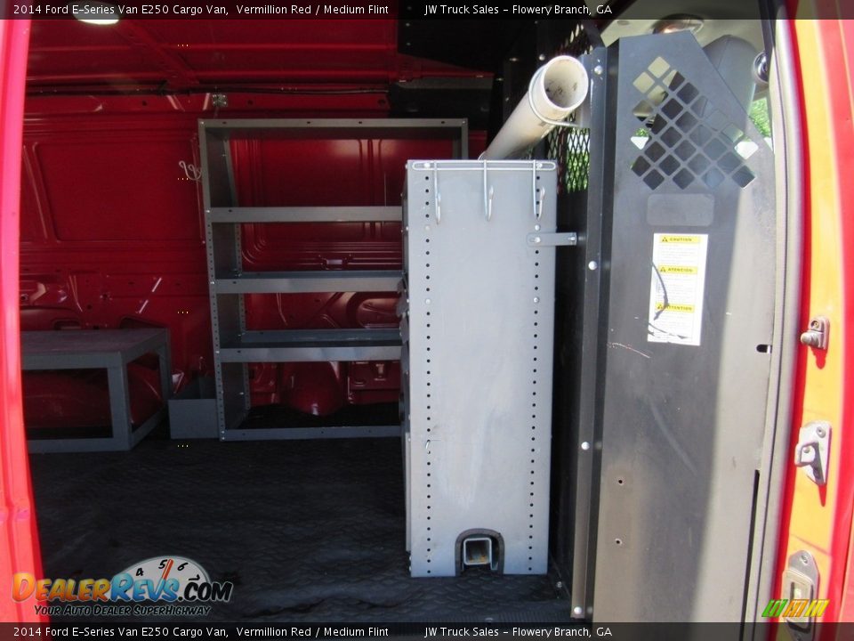 2014 Ford E-Series Van E250 Cargo Van Vermillion Red / Medium Flint Photo #23