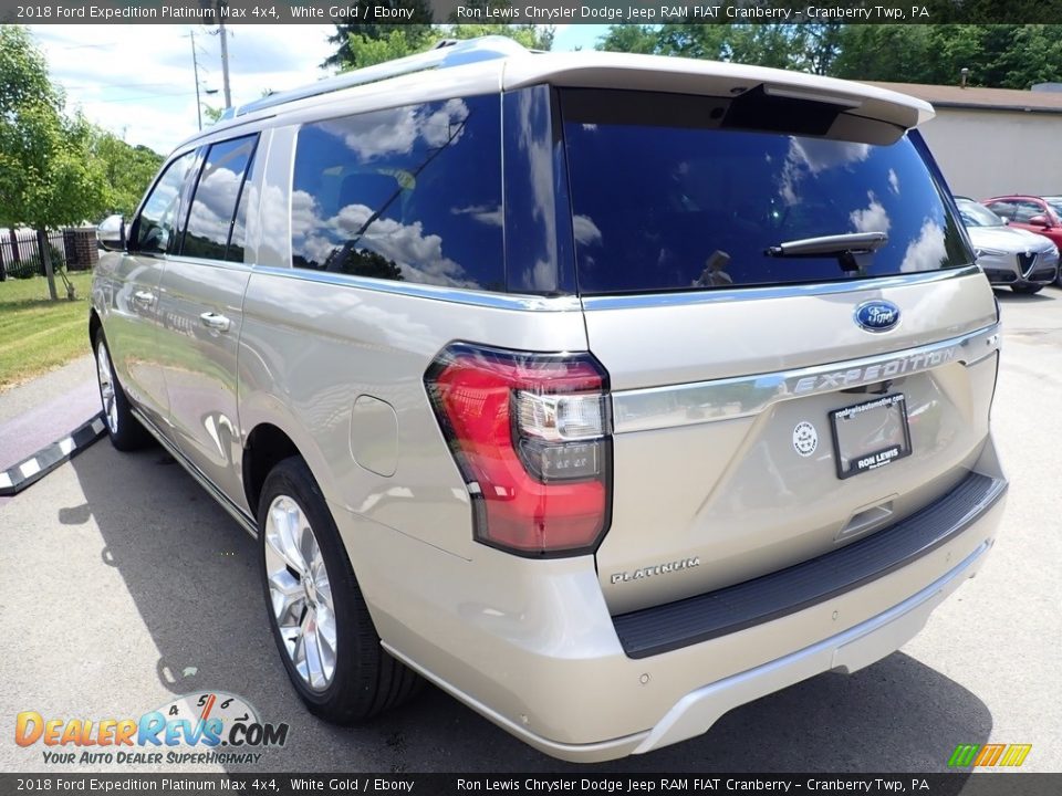 2018 Ford Expedition Platinum Max 4x4 White Gold / Ebony Photo #3