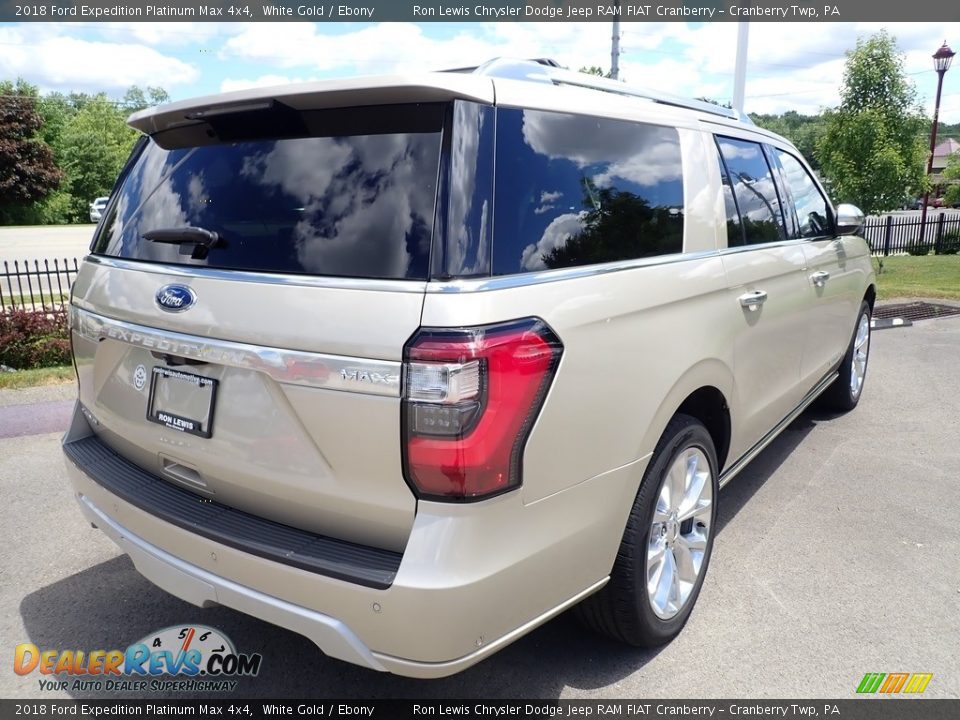 2018 Ford Expedition Platinum Max 4x4 White Gold / Ebony Photo #5