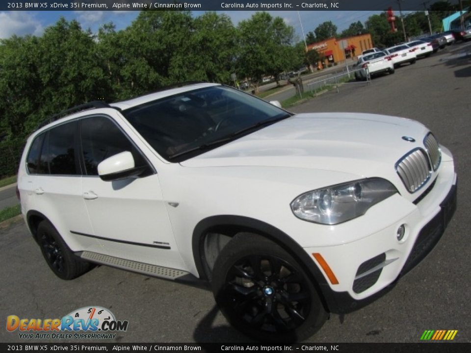 2013 BMW X5 xDrive 35i Premium Alpine White / Cinnamon Brown Photo #3
