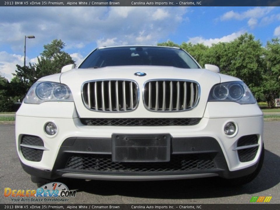 2013 BMW X5 xDrive 35i Premium Alpine White / Cinnamon Brown Photo #4