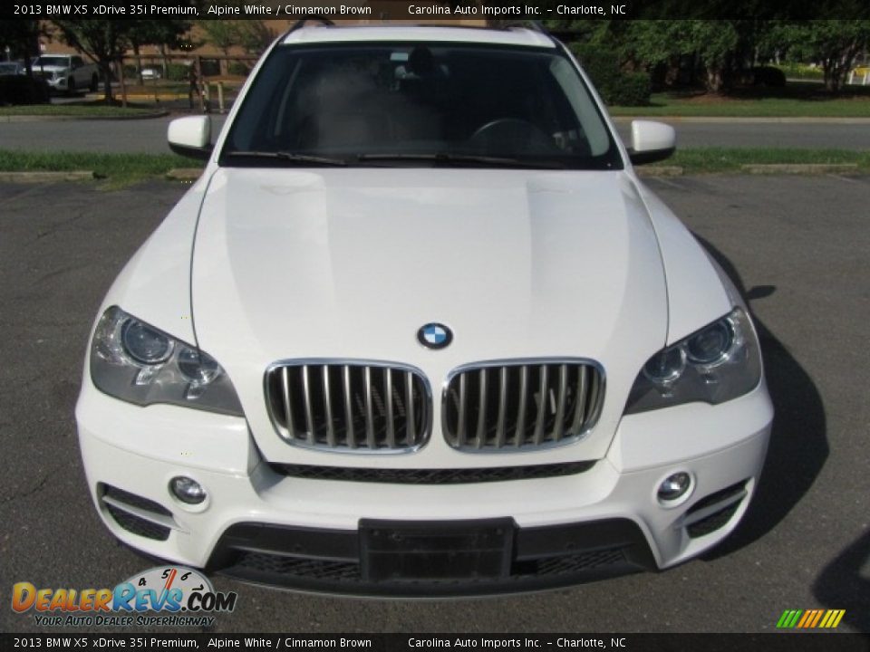 2013 BMW X5 xDrive 35i Premium Alpine White / Cinnamon Brown Photo #5