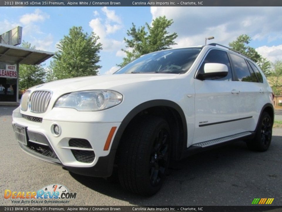 2013 BMW X5 xDrive 35i Premium Alpine White / Cinnamon Brown Photo #6