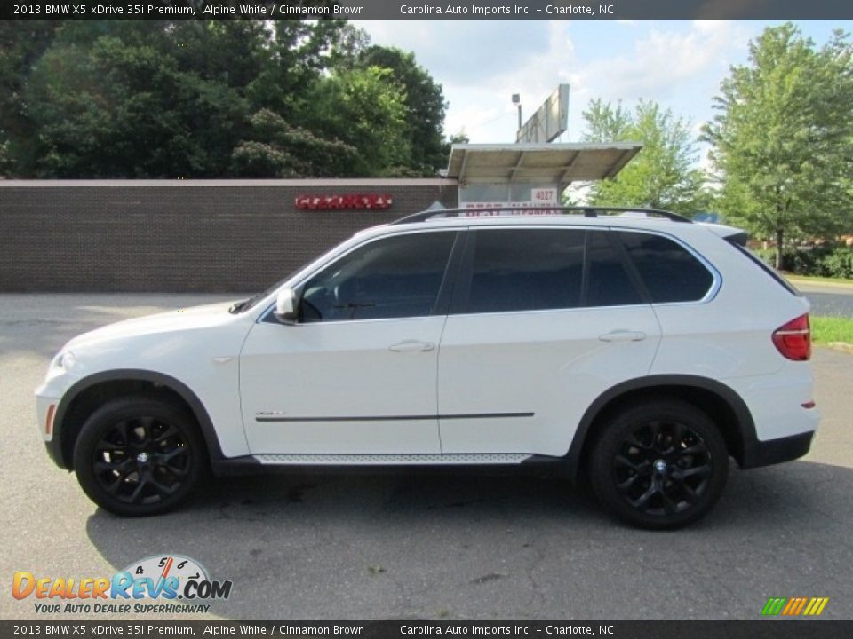 2013 BMW X5 xDrive 35i Premium Alpine White / Cinnamon Brown Photo #7