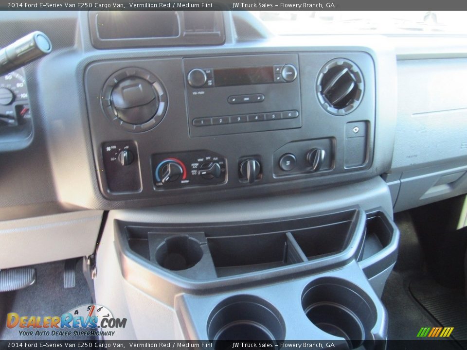 2014 Ford E-Series Van E250 Cargo Van Vermillion Red / Medium Flint Photo #36