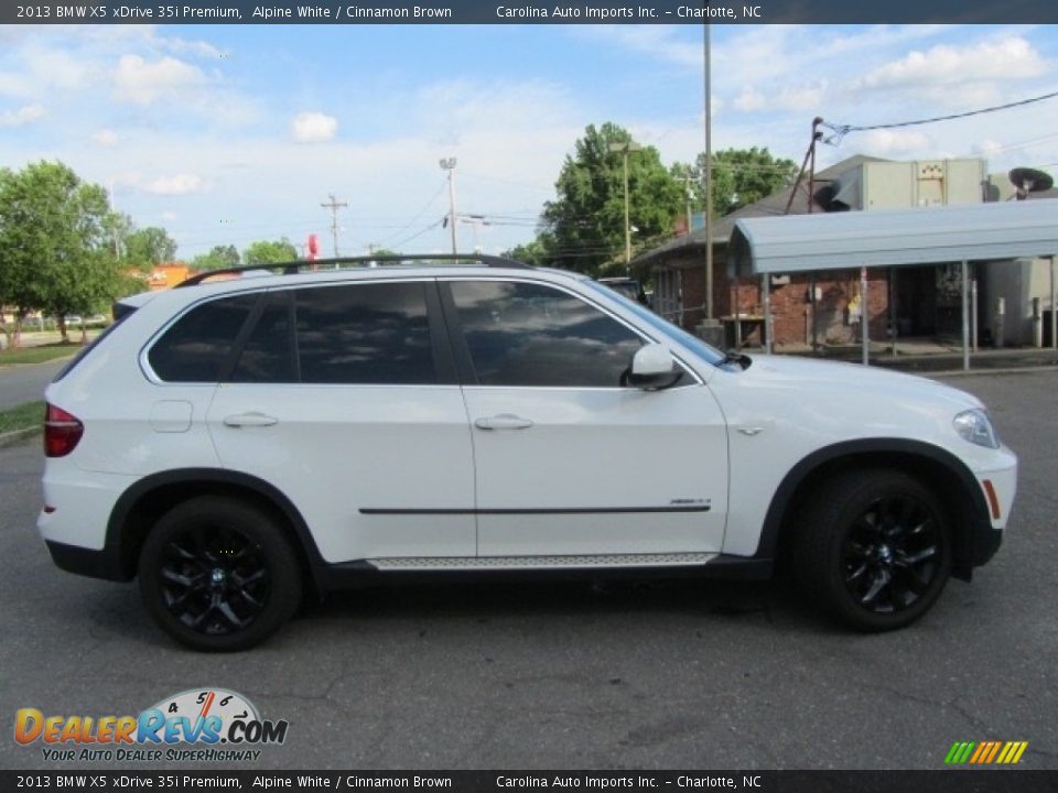 2013 BMW X5 xDrive 35i Premium Alpine White / Cinnamon Brown Photo #11