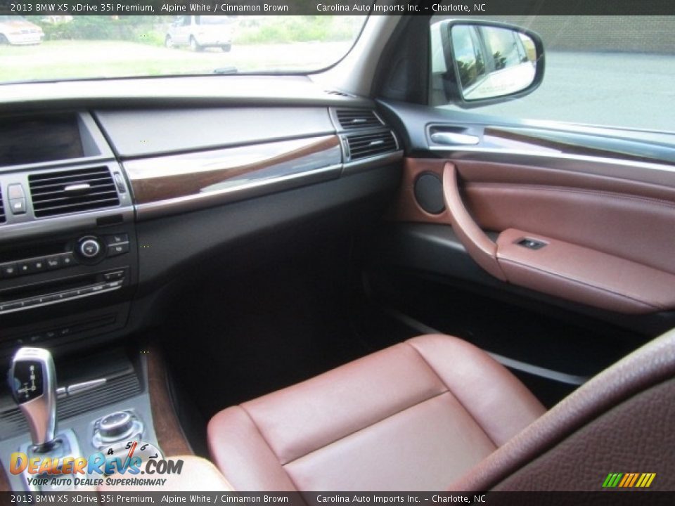 2013 BMW X5 xDrive 35i Premium Alpine White / Cinnamon Brown Photo #14