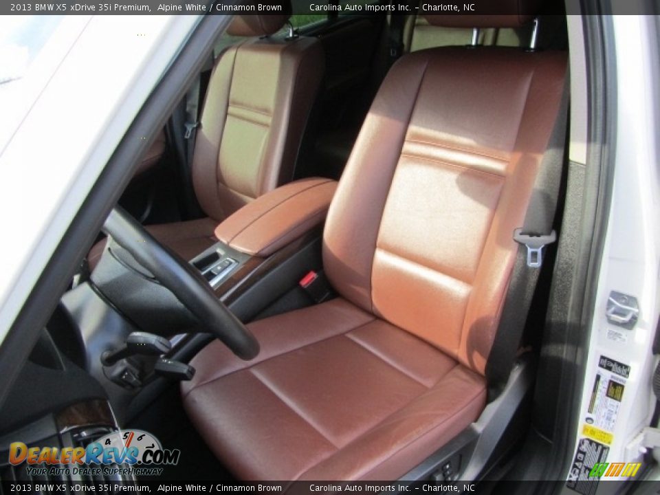 2013 BMW X5 xDrive 35i Premium Alpine White / Cinnamon Brown Photo #18