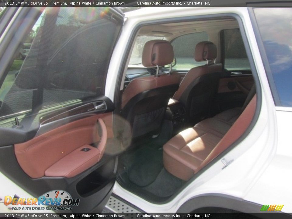 2013 BMW X5 xDrive 35i Premium Alpine White / Cinnamon Brown Photo #19