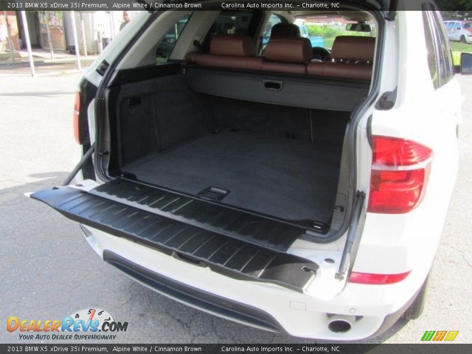 2013 BMW X5 xDrive 35i Premium Alpine White / Cinnamon Brown Photo #20