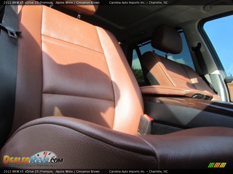 2013 BMW X5 xDrive 35i Premium Alpine White / Cinnamon Brown Photo #22