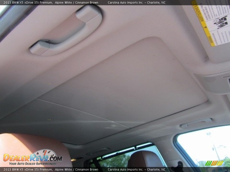 2013 BMW X5 xDrive 35i Premium Alpine White / Cinnamon Brown Photo #23