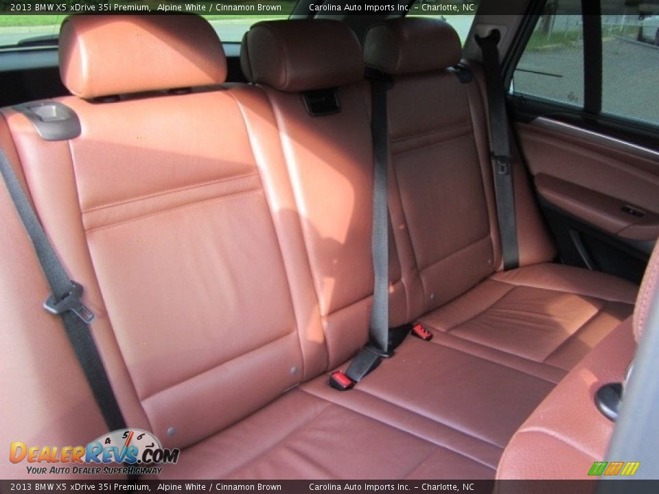 2013 BMW X5 xDrive 35i Premium Alpine White / Cinnamon Brown Photo #24