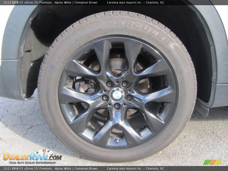 2013 BMW X5 xDrive 35i Premium Alpine White / Cinnamon Brown Photo #26