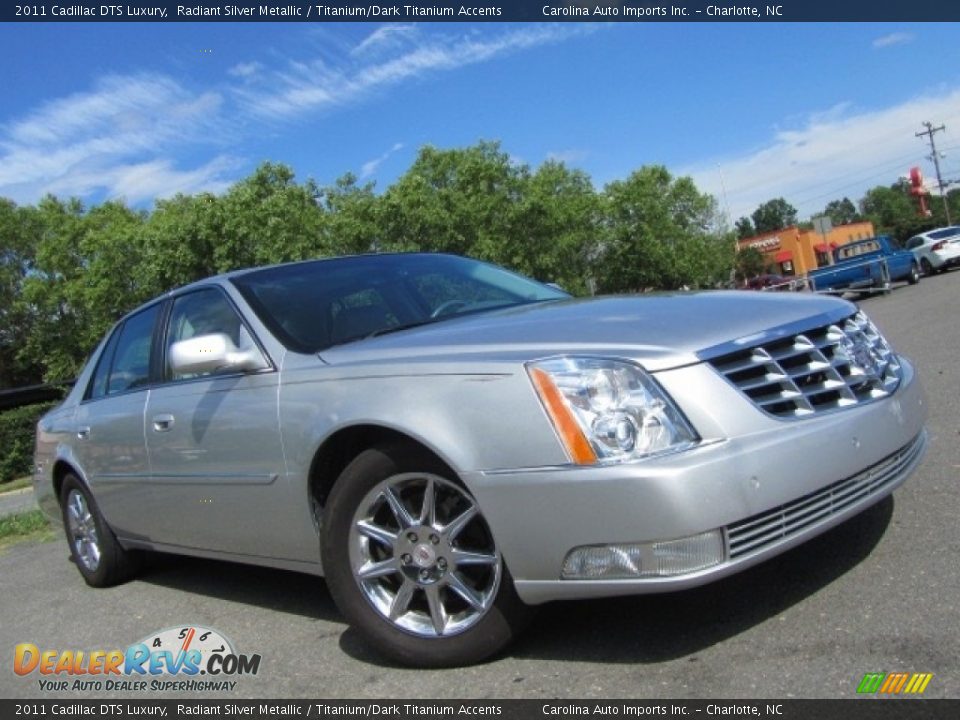 2011 Cadillac DTS Luxury Radiant Silver Metallic / Titanium/Dark Titanium Accents Photo #1