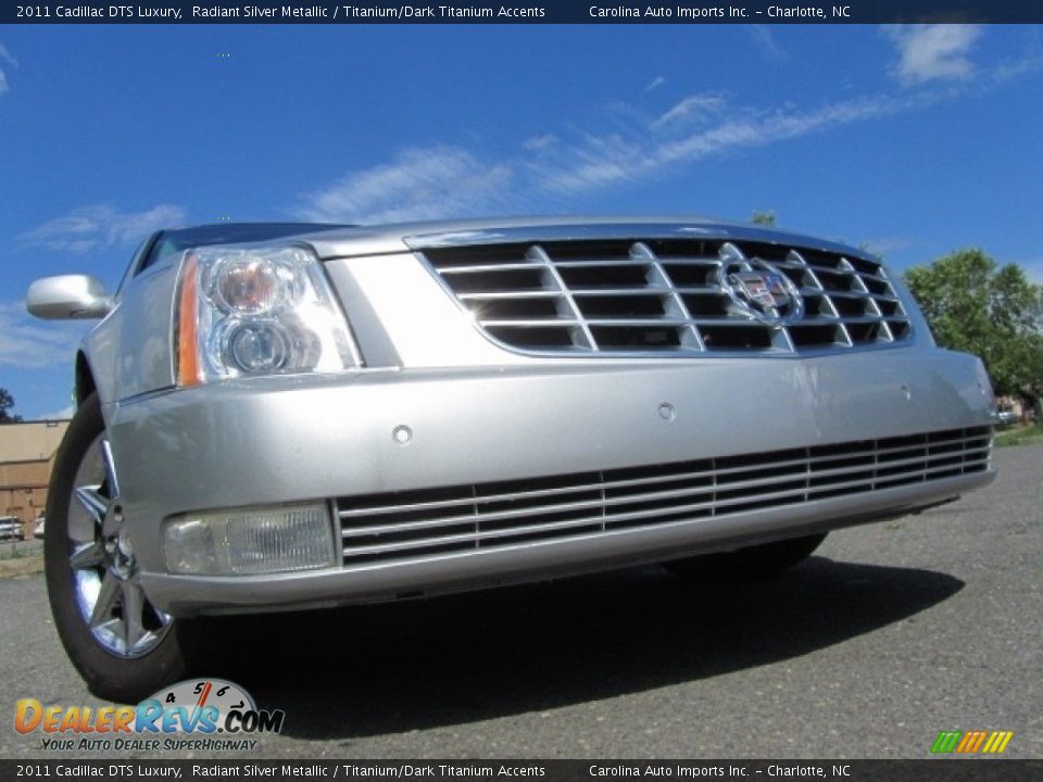 2011 Cadillac DTS Luxury Radiant Silver Metallic / Titanium/Dark Titanium Accents Photo #2