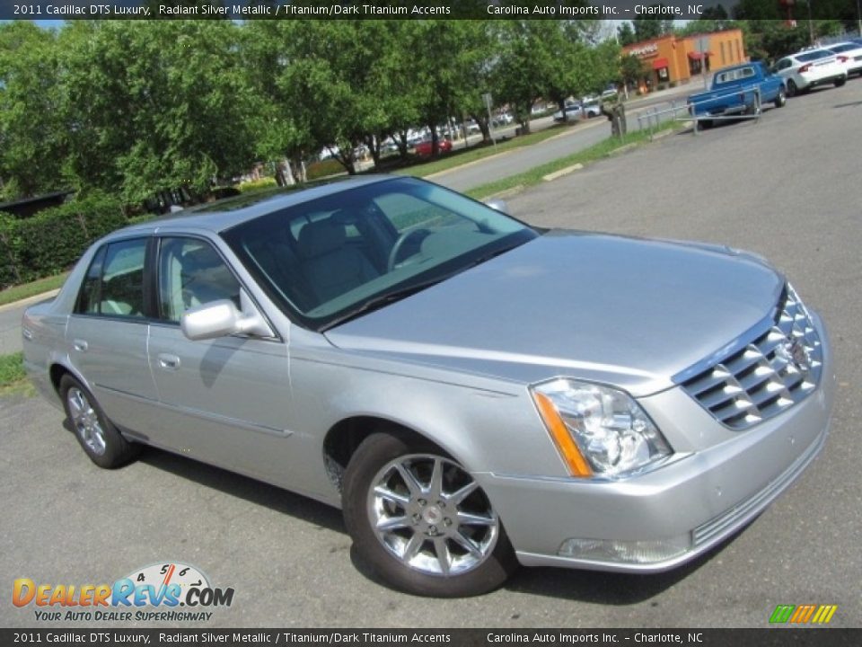 2011 Cadillac DTS Luxury Radiant Silver Metallic / Titanium/Dark Titanium Accents Photo #3
