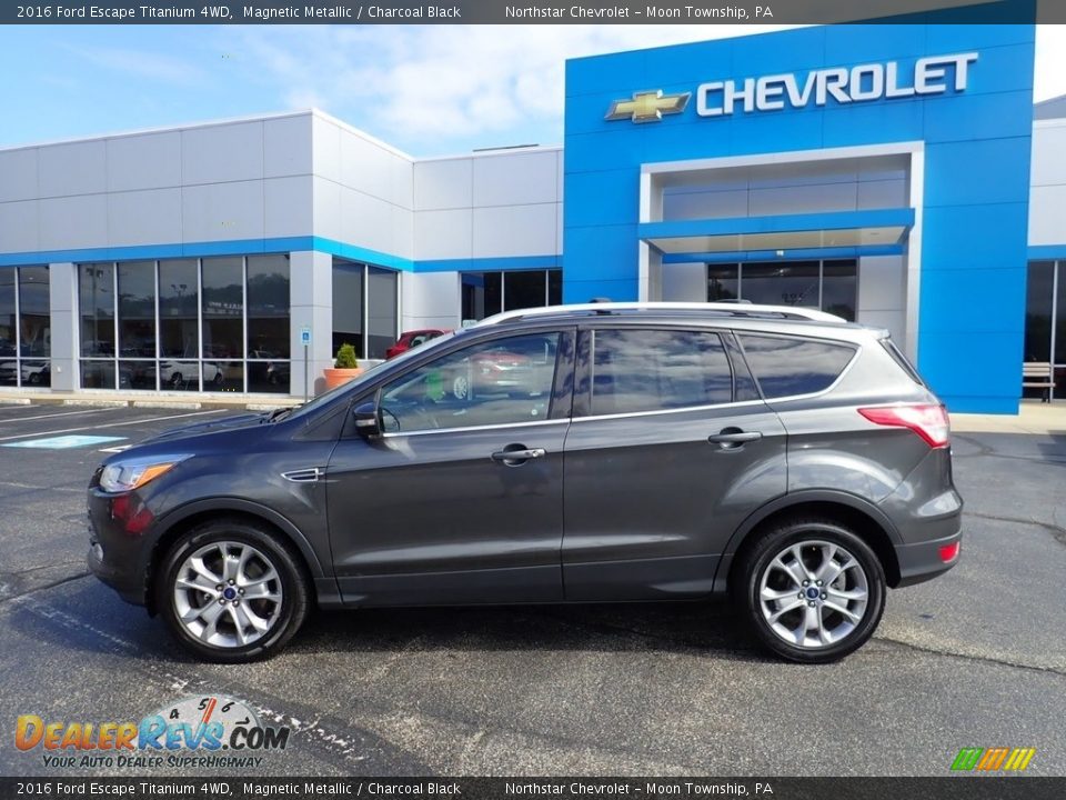 2016 Ford Escape Titanium 4WD Magnetic Metallic / Charcoal Black Photo #3