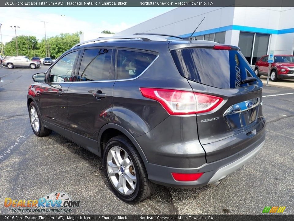 2016 Ford Escape Titanium 4WD Magnetic Metallic / Charcoal Black Photo #4