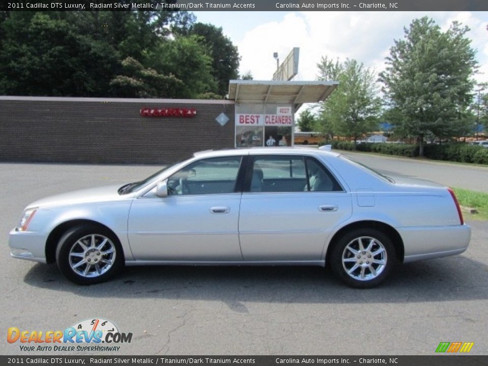 2011 Cadillac DTS Luxury Radiant Silver Metallic / Titanium/Dark Titanium Accents Photo #7