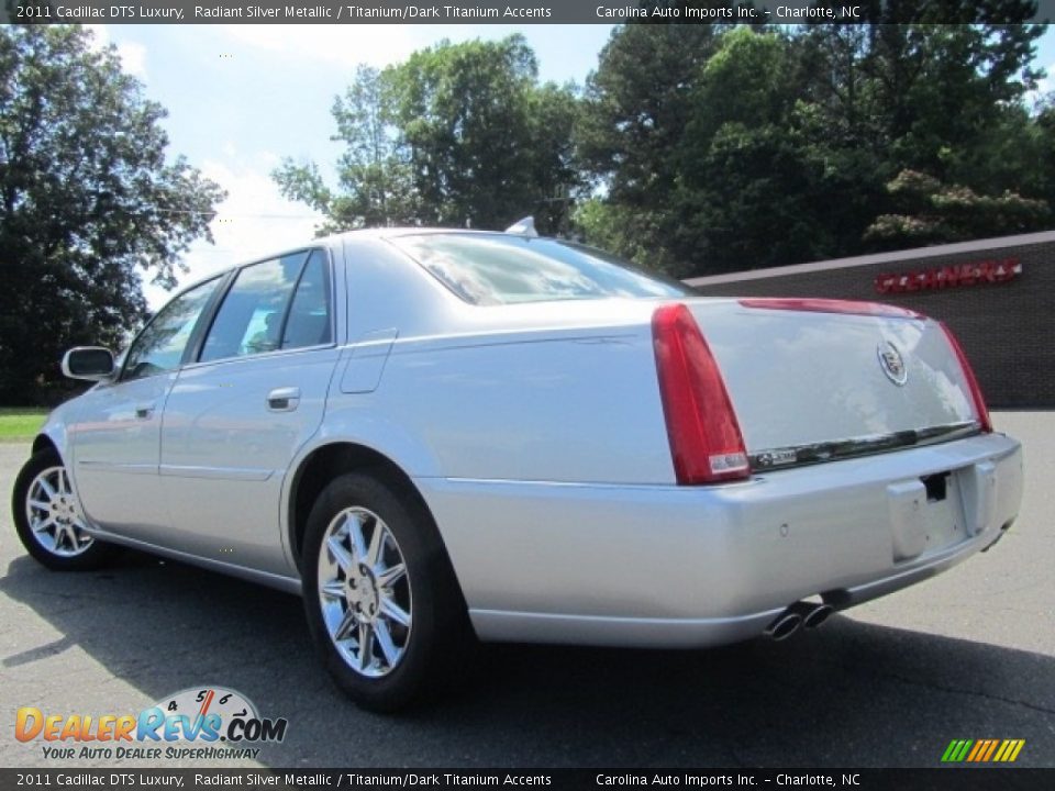 2011 Cadillac DTS Luxury Radiant Silver Metallic / Titanium/Dark Titanium Accents Photo #8