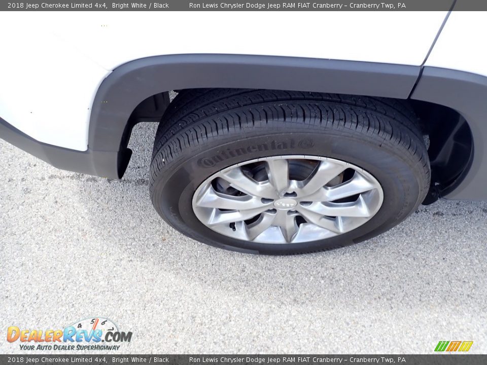 2018 Jeep Cherokee Limited 4x4 Bright White / Black Photo #9