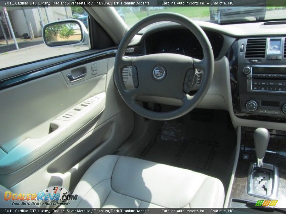 2011 Cadillac DTS Luxury Radiant Silver Metallic / Titanium/Dark Titanium Accents Photo #12