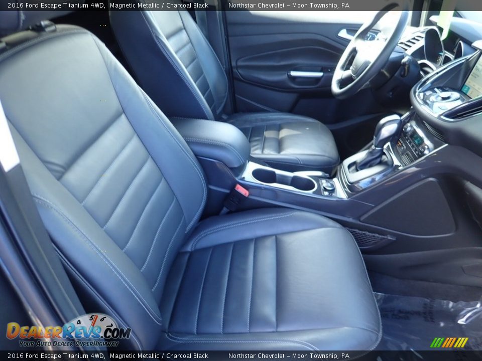 2016 Ford Escape Titanium 4WD Magnetic Metallic / Charcoal Black Photo #15