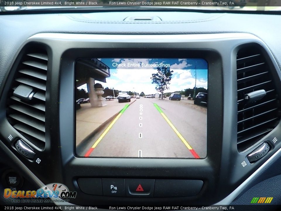 2018 Jeep Cherokee Limited 4x4 Bright White / Black Photo #18