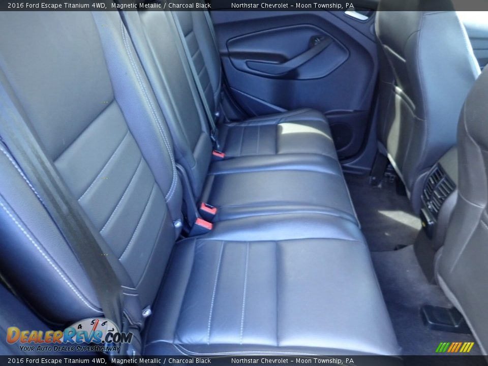 2016 Ford Escape Titanium 4WD Magnetic Metallic / Charcoal Black Photo #19