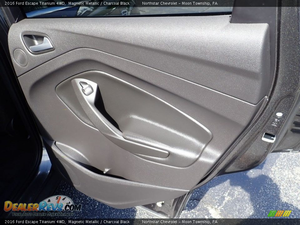 2016 Ford Escape Titanium 4WD Magnetic Metallic / Charcoal Black Photo #20