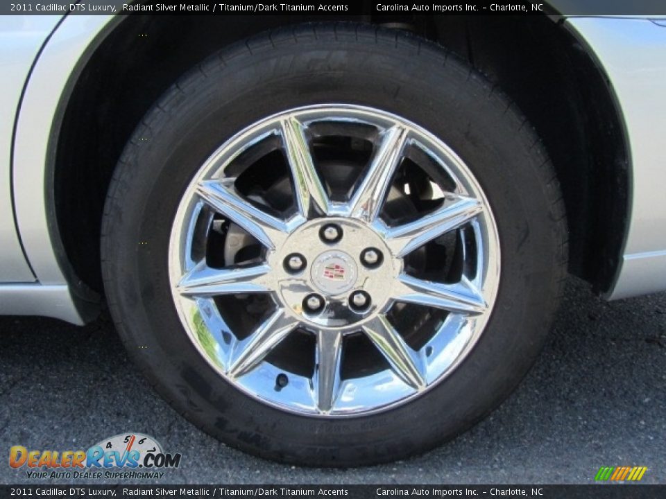 2011 Cadillac DTS Luxury Radiant Silver Metallic / Titanium/Dark Titanium Accents Photo #27