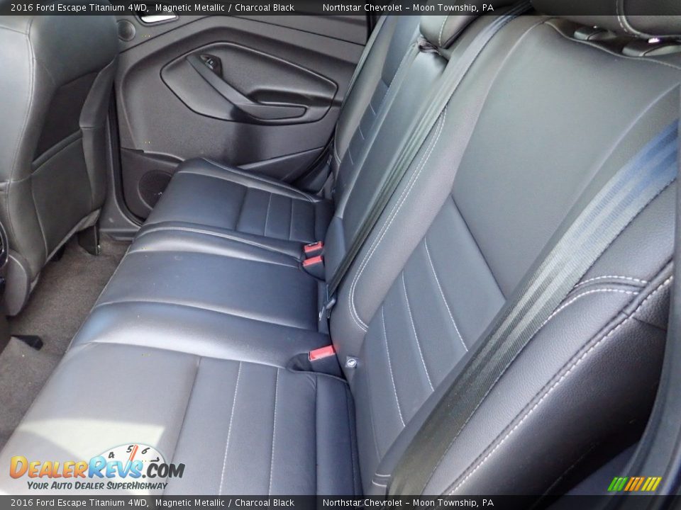2016 Ford Escape Titanium 4WD Magnetic Metallic / Charcoal Black Photo #22
