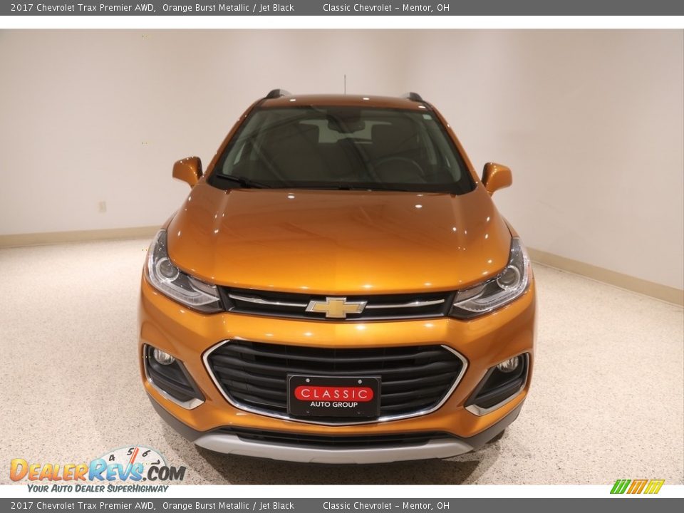 2017 Chevrolet Trax Premier AWD Orange Burst Metallic / Jet Black Photo #2