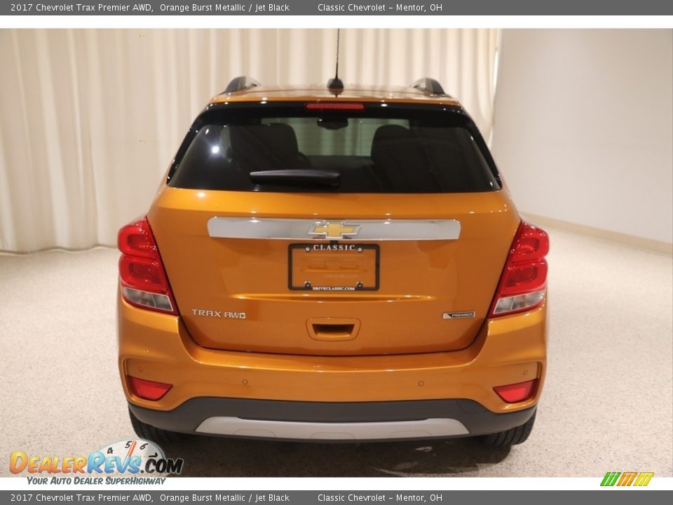 2017 Chevrolet Trax Premier AWD Orange Burst Metallic / Jet Black Photo #4