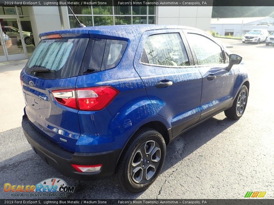 2019 Ford EcoSport S Lightning Blue Metallic / Medium Stone Photo #2