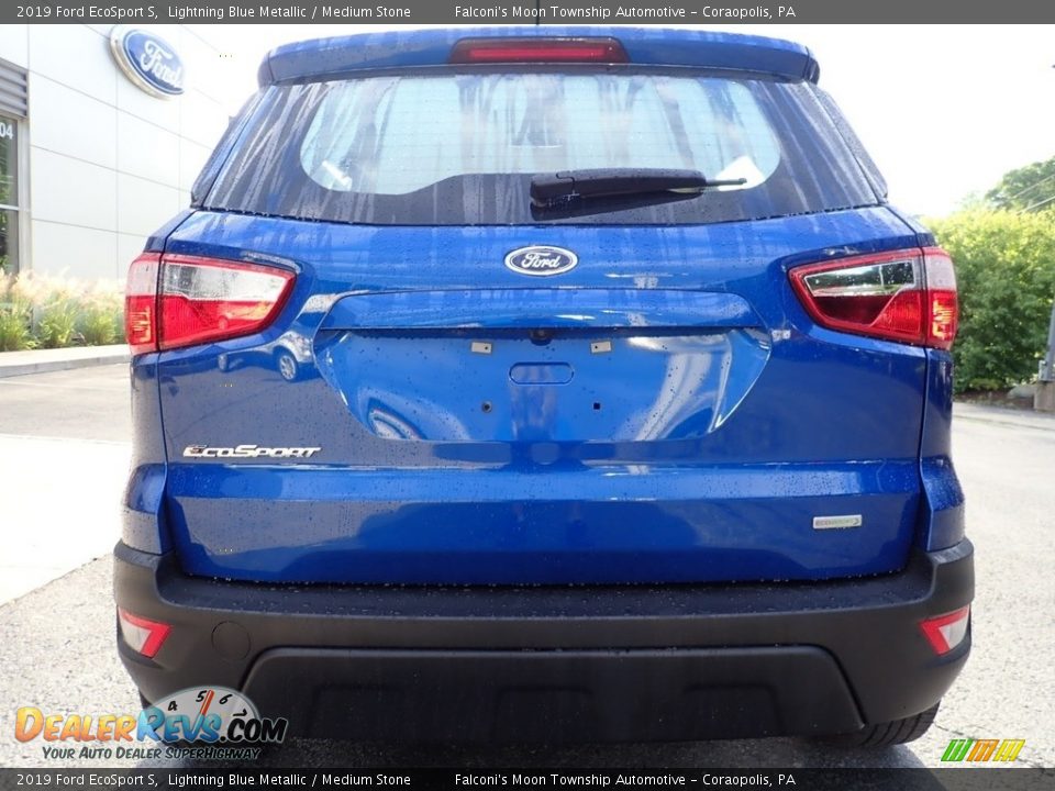 2019 Ford EcoSport S Lightning Blue Metallic / Medium Stone Photo #3