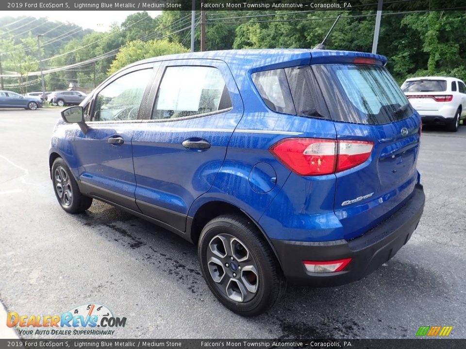 2019 Ford EcoSport S Lightning Blue Metallic / Medium Stone Photo #4