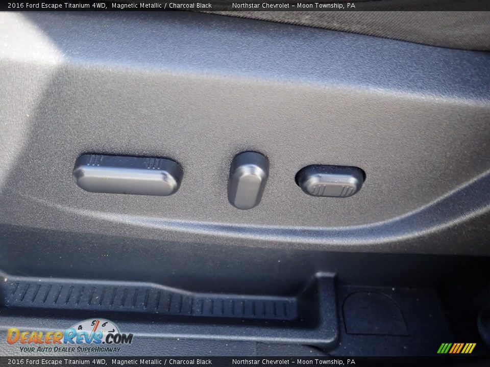 2016 Ford Escape Titanium 4WD Magnetic Metallic / Charcoal Black Photo #26