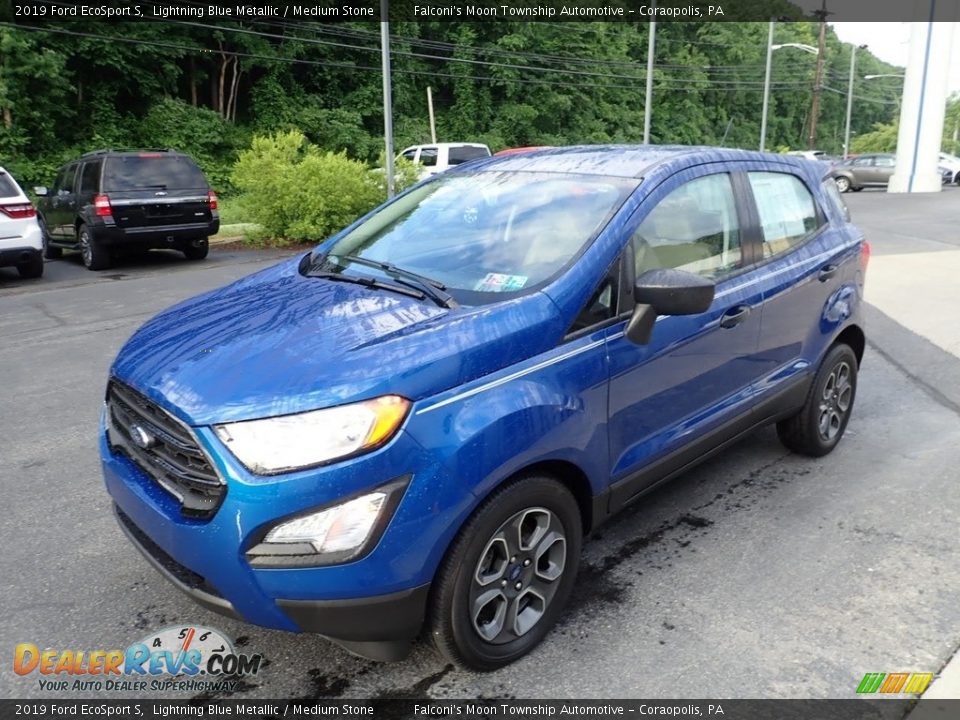 2019 Ford EcoSport S Lightning Blue Metallic / Medium Stone Photo #6
