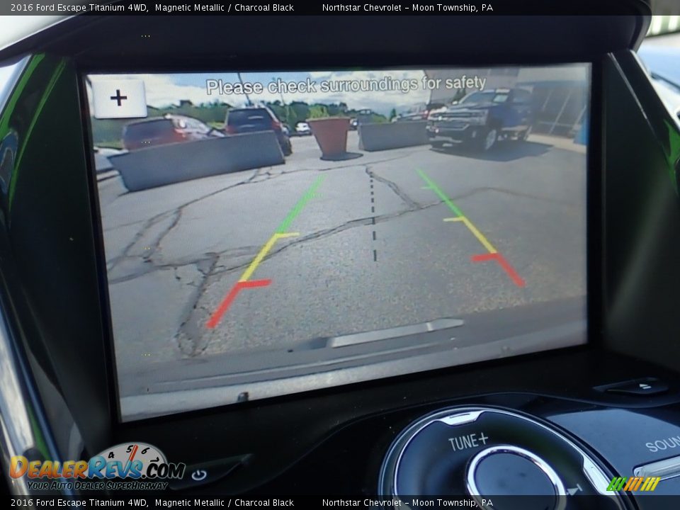 2016 Ford Escape Titanium 4WD Magnetic Metallic / Charcoal Black Photo #30