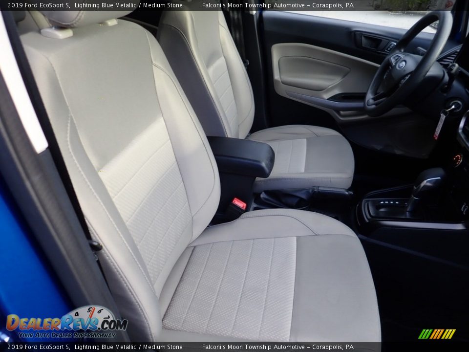 2019 Ford EcoSport S Lightning Blue Metallic / Medium Stone Photo #10