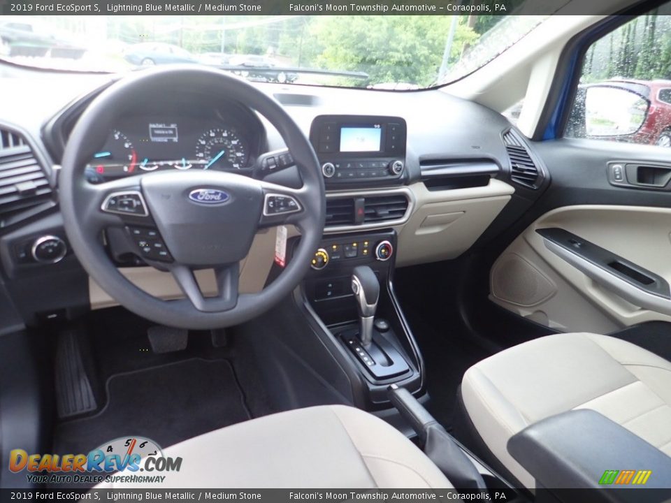 2019 Ford EcoSport S Lightning Blue Metallic / Medium Stone Photo #16