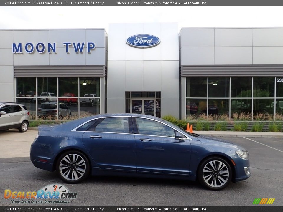 2019 Lincoln MKZ Reserve II AWD Blue Diamond / Ebony Photo #1