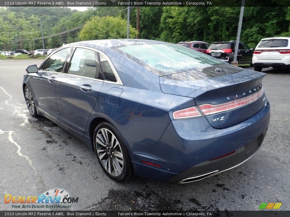 2019 Lincoln MKZ Reserve II AWD Blue Diamond / Ebony Photo #5