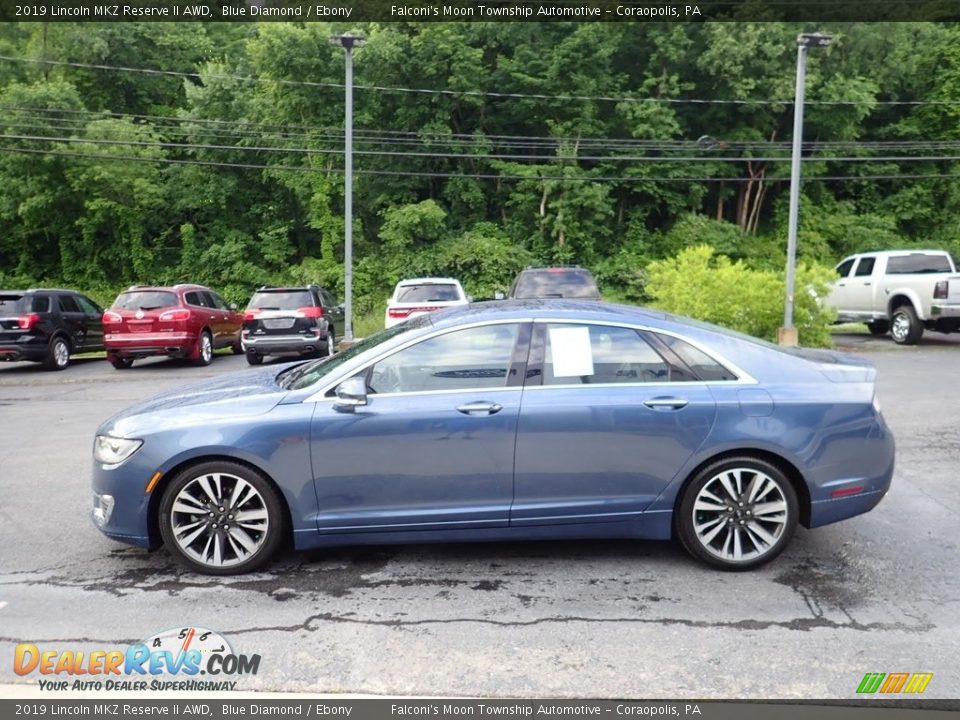 2019 Lincoln MKZ Reserve II AWD Blue Diamond / Ebony Photo #6