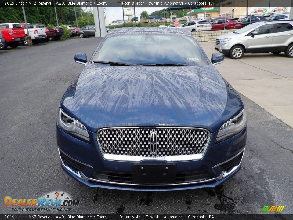 2019 Lincoln MKZ Reserve II AWD Blue Diamond / Ebony Photo #8